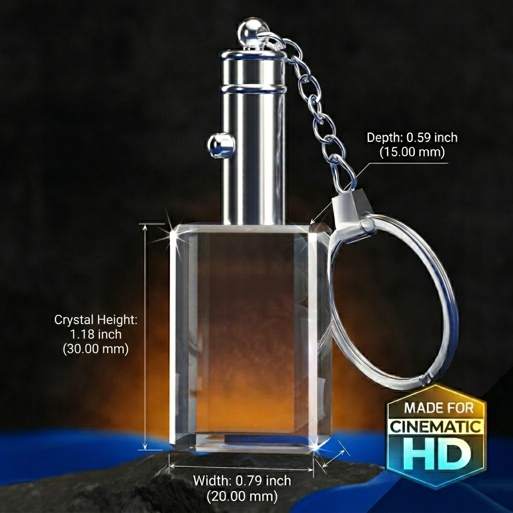 Rectangle Keychain